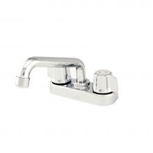 Gerber Plumbing G0749244 - Gerber Classics Two Metal Fluted Handle Laundry Faucet with 6 Inch Swing Spout Chrome