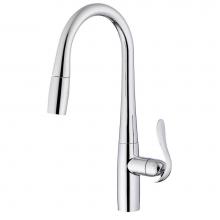 Gerber Plumbing D454012 - Selene 1H Pull-Down Kitchen Faucet w/ Snapback 1.75gpm Chrome