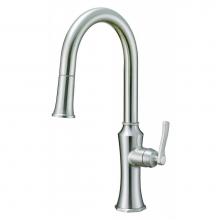 Gerber Plumbing D454028SS - Draper 1H Kitchen Pull-Down Kitchen Faucet w/ Snapback 1.75gpm Stainless Steel