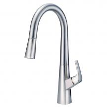 Gerber Plumbing D454419SS - Vaughn 1H Pull-Down Kitchen Faucet w/ Snapback 1.75gpm Stainless Steel