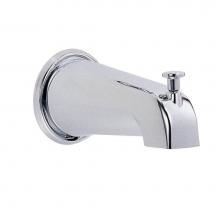Gerber Plumbing D606425BR - 8'' Wall Mount Tub Spout with Diverter Tumbled Bronze
