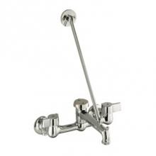 Gerber Plumbing GC444654 - Service Sink Faucet With Support Bracket - Ceramic Cartridge Chrome