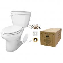 Gerber Plumbing GTB20562 - Viper 1.28gpf Elongated Toilet-in Box (Tank and Bowl) White