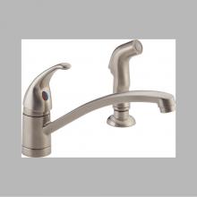 Peerless P188501LF-SS - Peerless Tunbridge: Single Handle Kitchen Faucet with Matching Side Spray