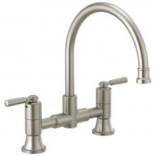 Peerless P2923LF-SS - Westchester® Two-Handle Bridge Kitchen Faucet