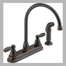 Peerless P299575LF-OB - Claymore™ Two Handle Kitchen Faucet