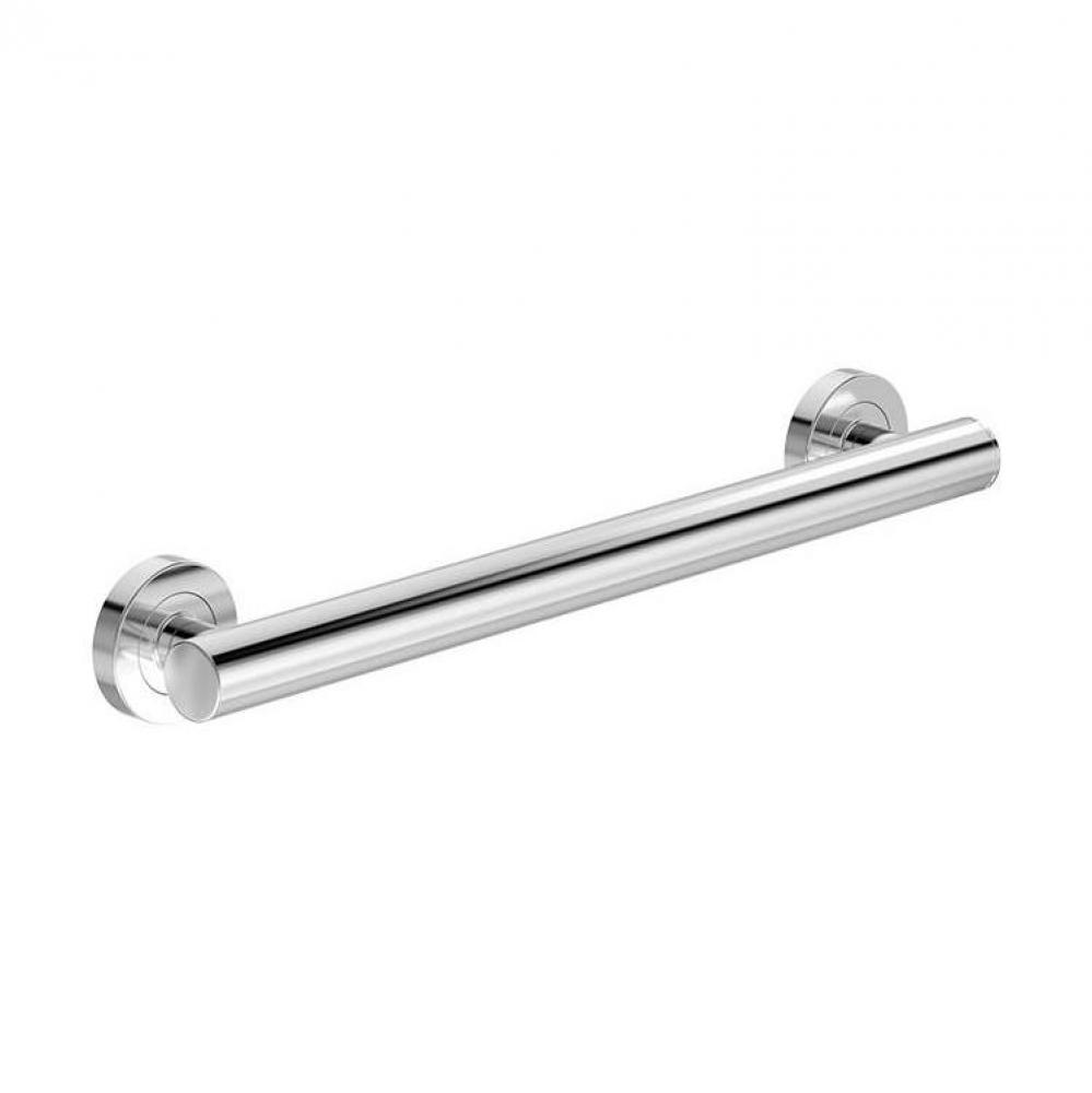 Dia 18 in. Wall-Mounted ADA Grab Bar in Polished Chrome