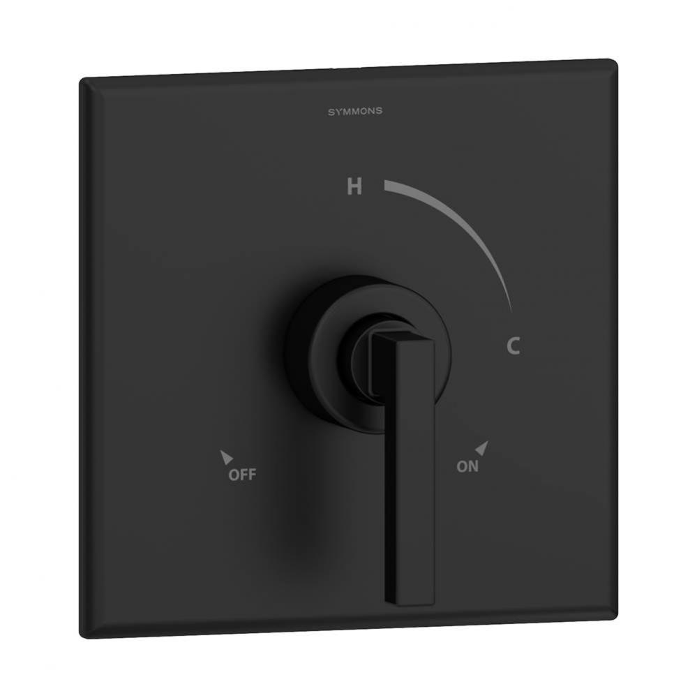 Duro Shower Valve Trim in Matte Black (Valve Not Included)