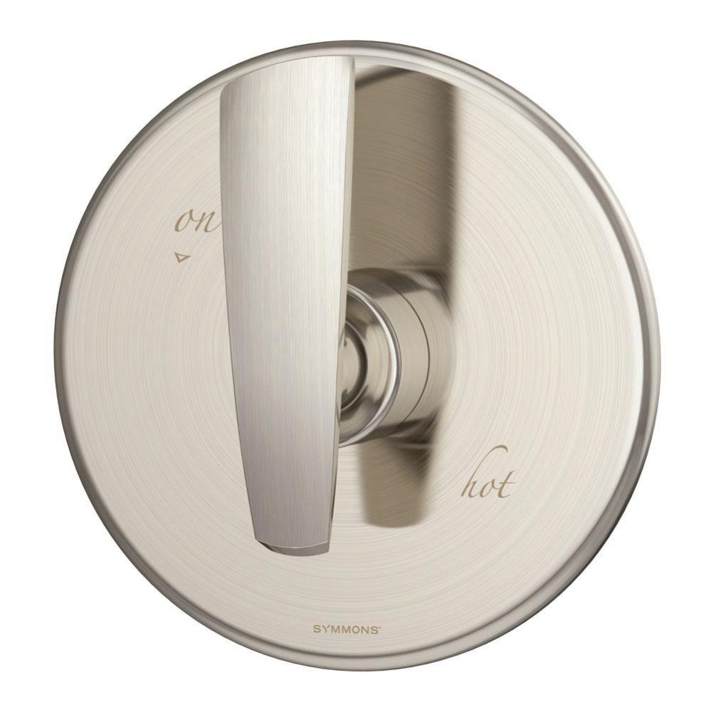 Naru Shower Valve Trim in Satin Nickel (Valve Not Included)