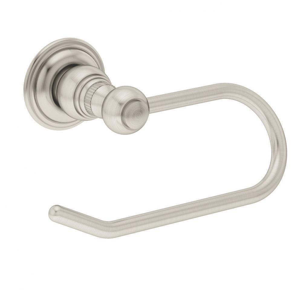 Carrington Wall-Mounted Toilet Paper Holder in Satin Nickel