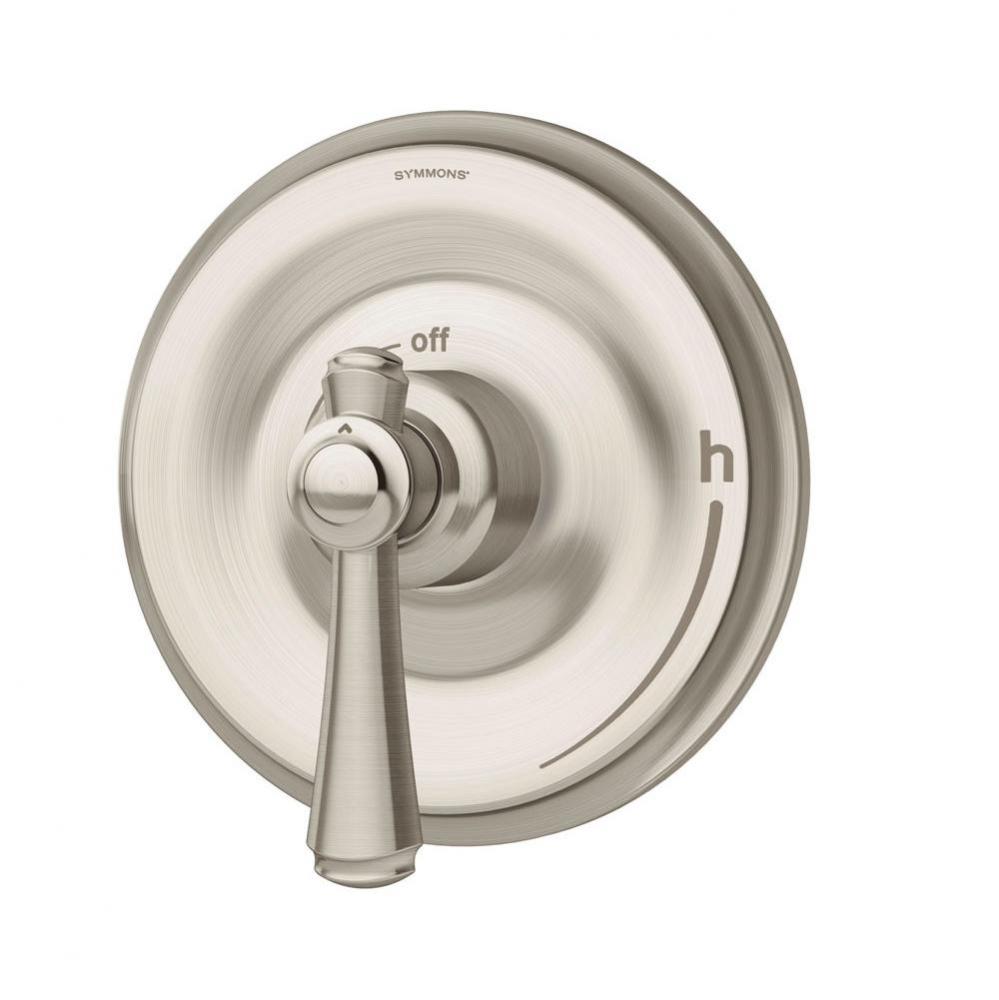 Degas Shower Valve Trim in Satin Nickel (Valve Not Included)