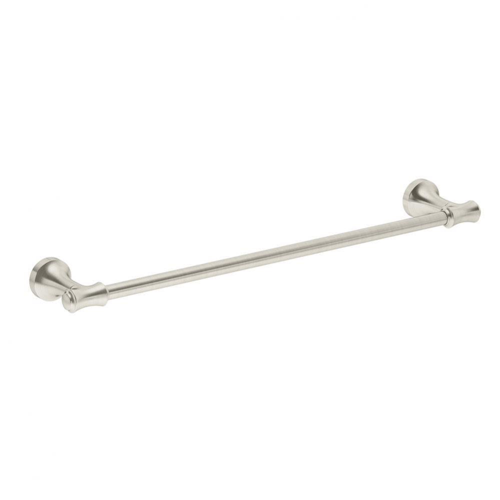 Degas 24 in. Wall-Mounted Towel Bar in Satin Nickel