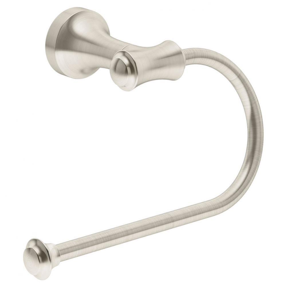 Degas Wall-Mounted Right Toilet Paper Holder in Satin Nickel