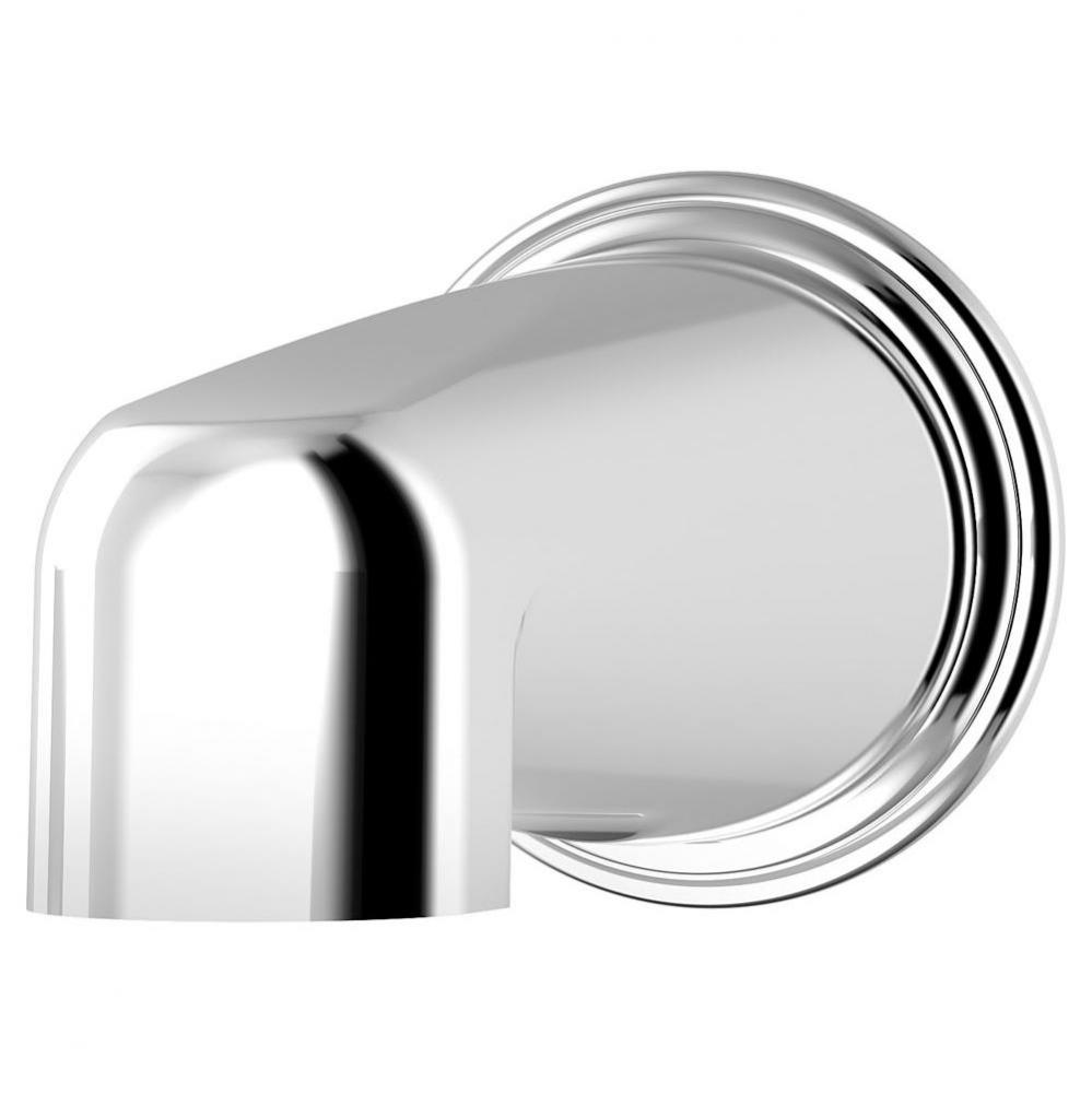 Elm Non-Diverter Tub Spout in Polished Chrome