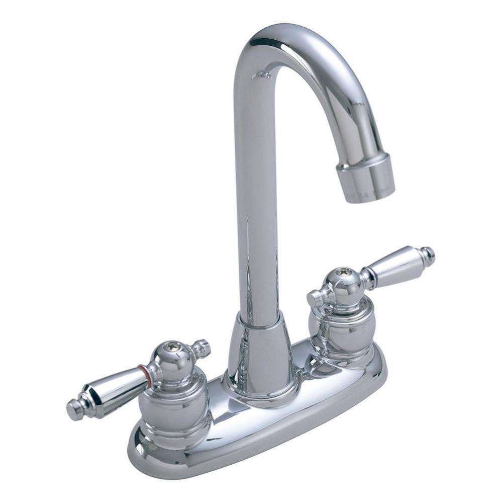 Symmetrix 2-Handle Centerset Bar Faucet in Polished Chrome (1.0 GPM)