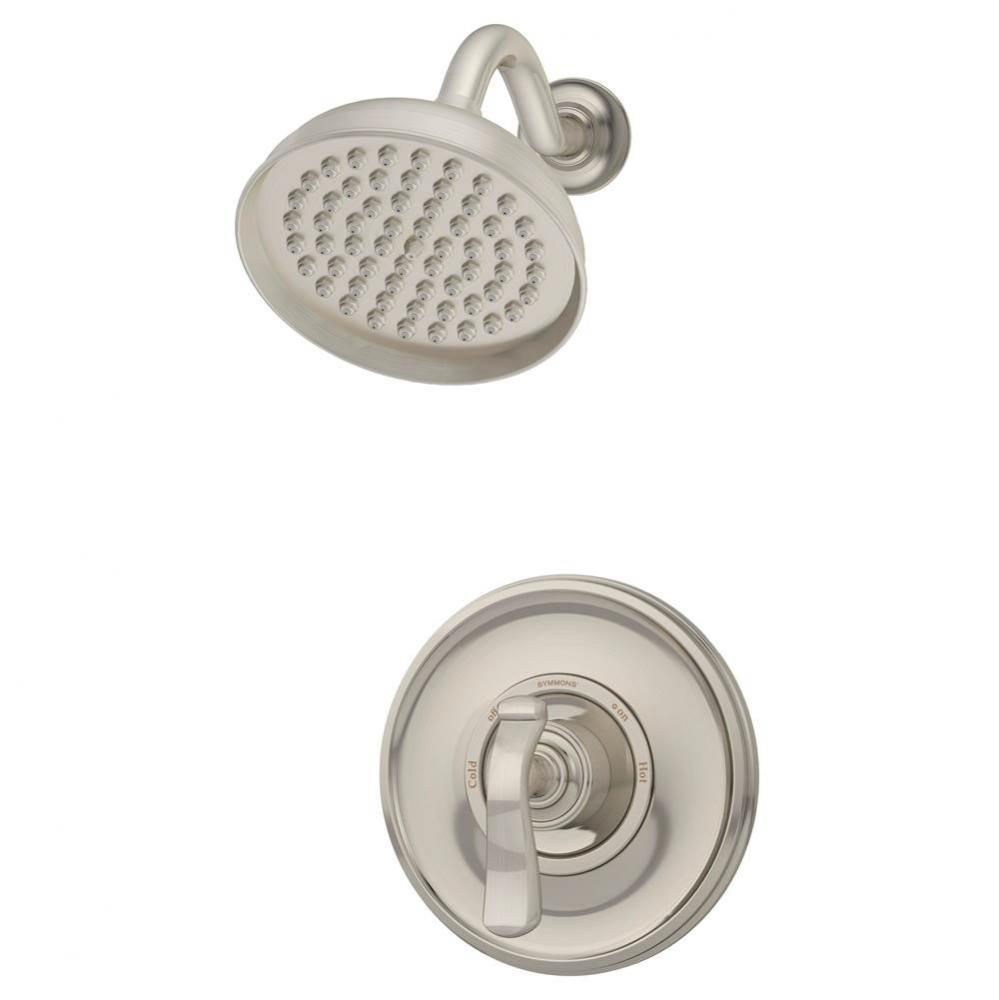 Winslet Single Handle 1-Spray Shower Trim in Satin Nickel - 1.5 GPM (Valve Not Included)