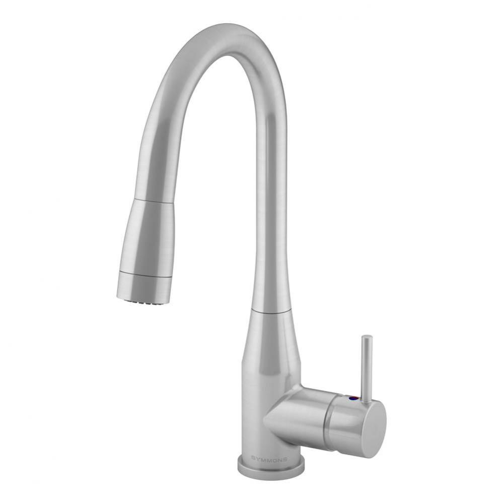 Sereno Single-Handle Pull-Down Sprayer Kitchen Faucet in Stainless Steel (1.0 GPM)