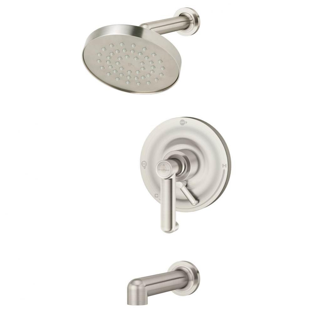 Museo Single Handle 1-Spray Tub and Shower Faucet Trim in Satin Nickel - 1.5 GPM (Valve Not Includ