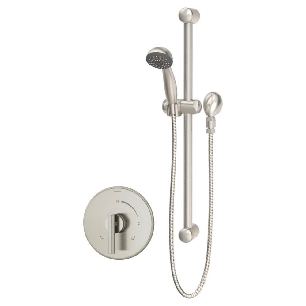 Dia Single Handle 1-Spray Hand Shower Trim in Satin Nickel - 1.5 GPM (Valve Not Included)