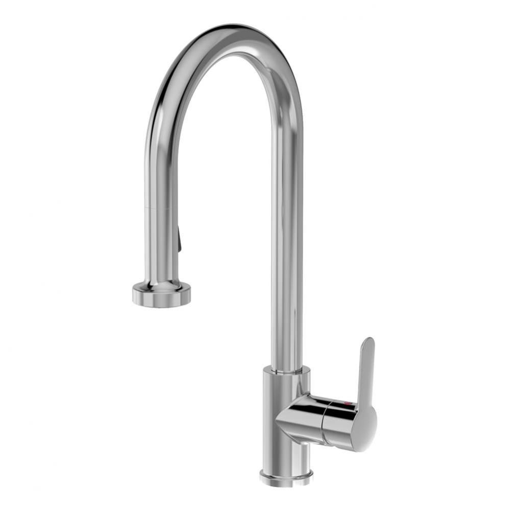 Sereno Single-Handle Pull-Down Sprayer Kitchen Faucet in Polished Chrome (1.5 GPM)