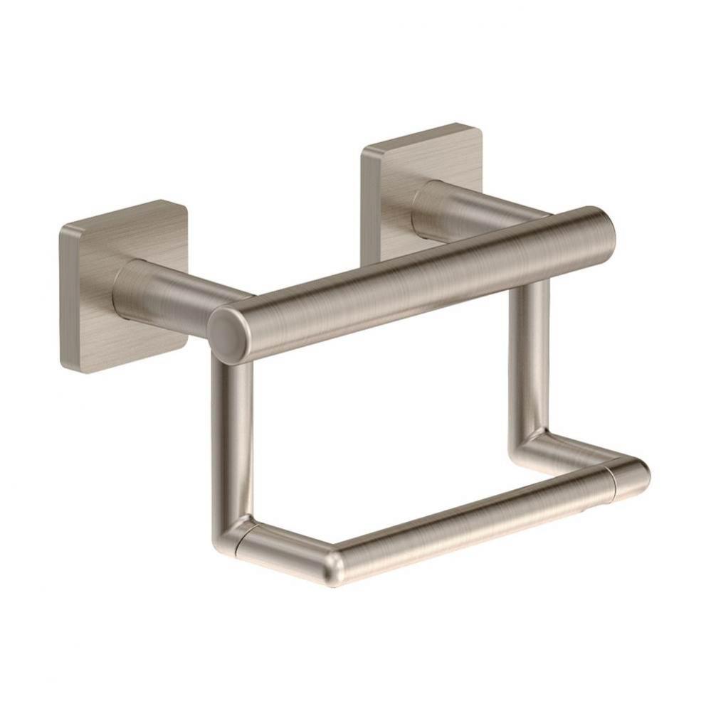 Duro ADA Wall-Mounted Toilet Paper Holder in Satin Nickel
