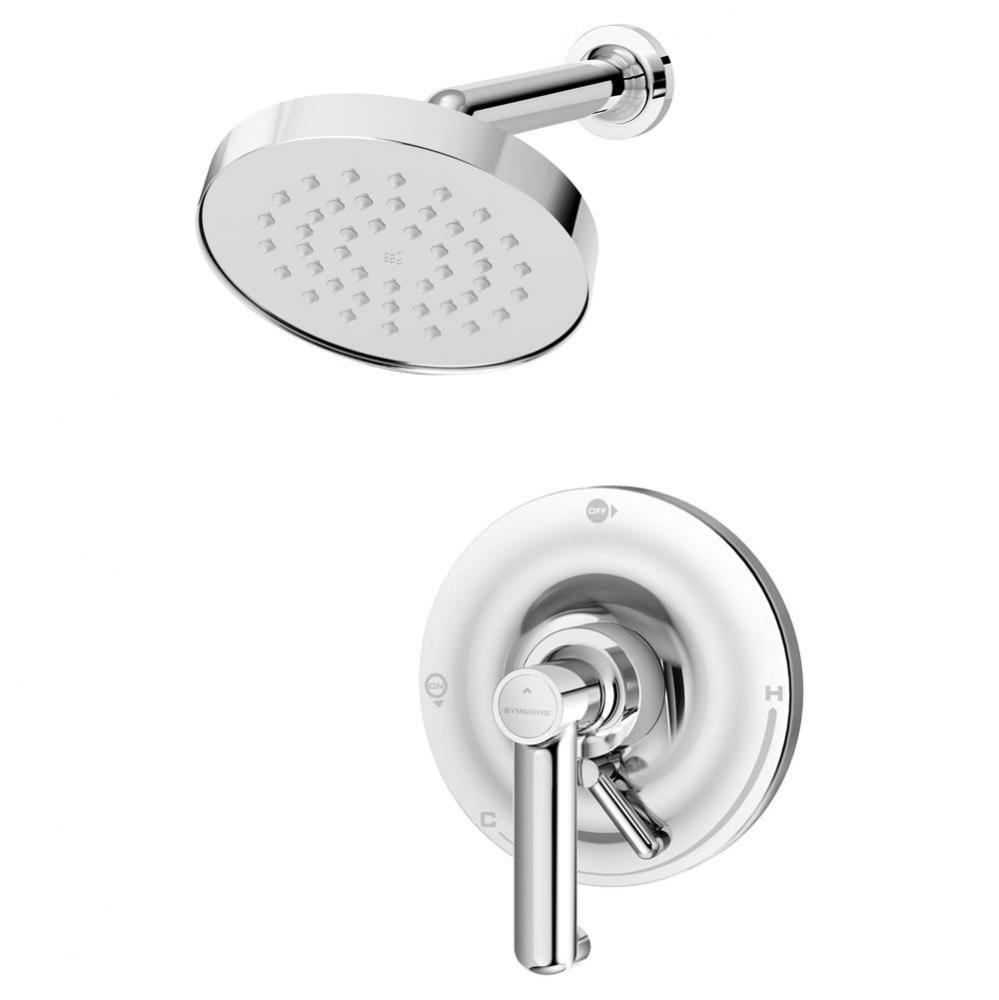 Museo Single Handle 1-Spray Shower Trim with Secondary Volume Control in Polished Chrome - 1.5 GPM