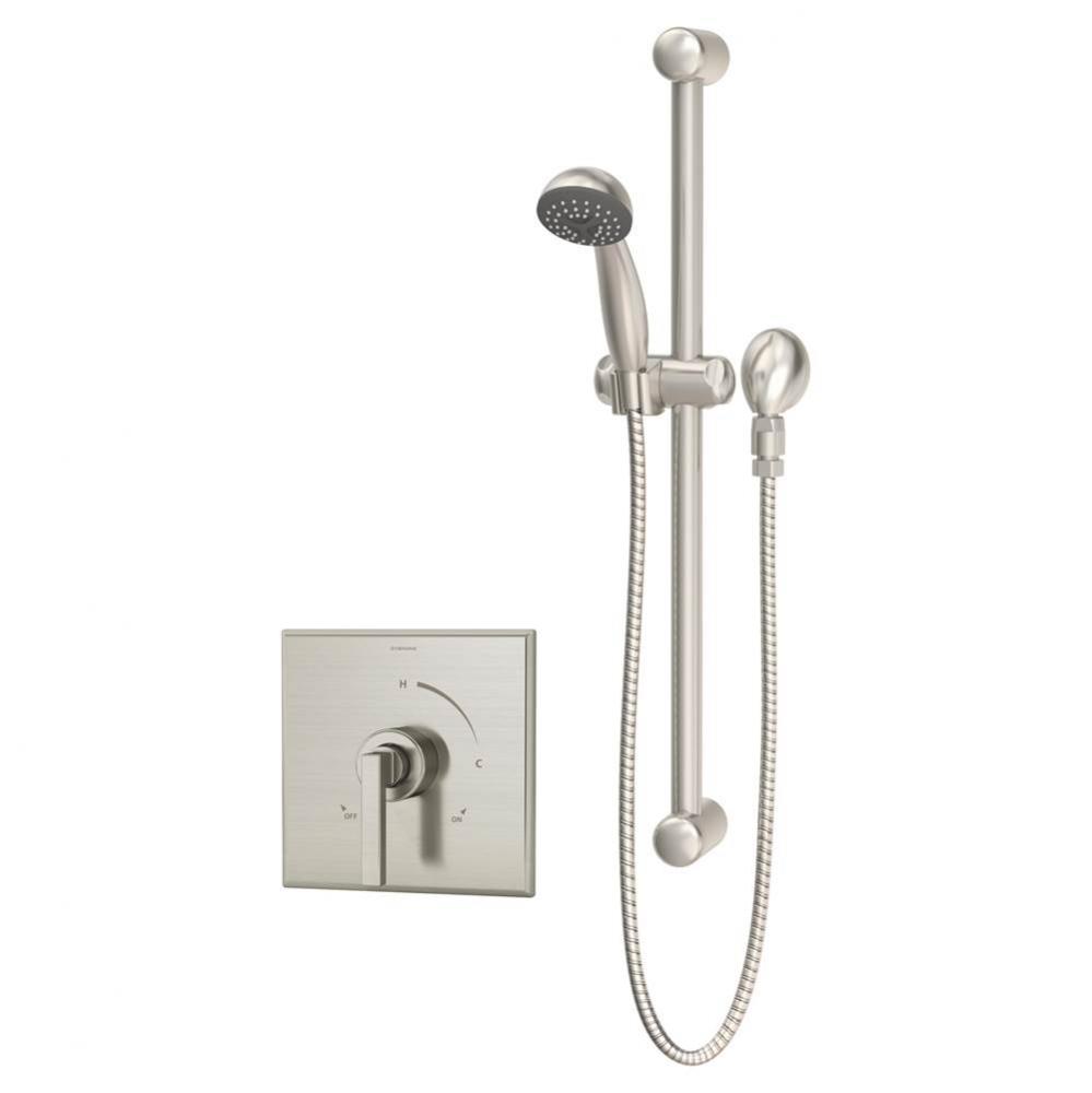 Duro Single Handle 1-Spray Hand Shower Trim in Satin Nickel - 1.5 GPM (Valve Not Included)