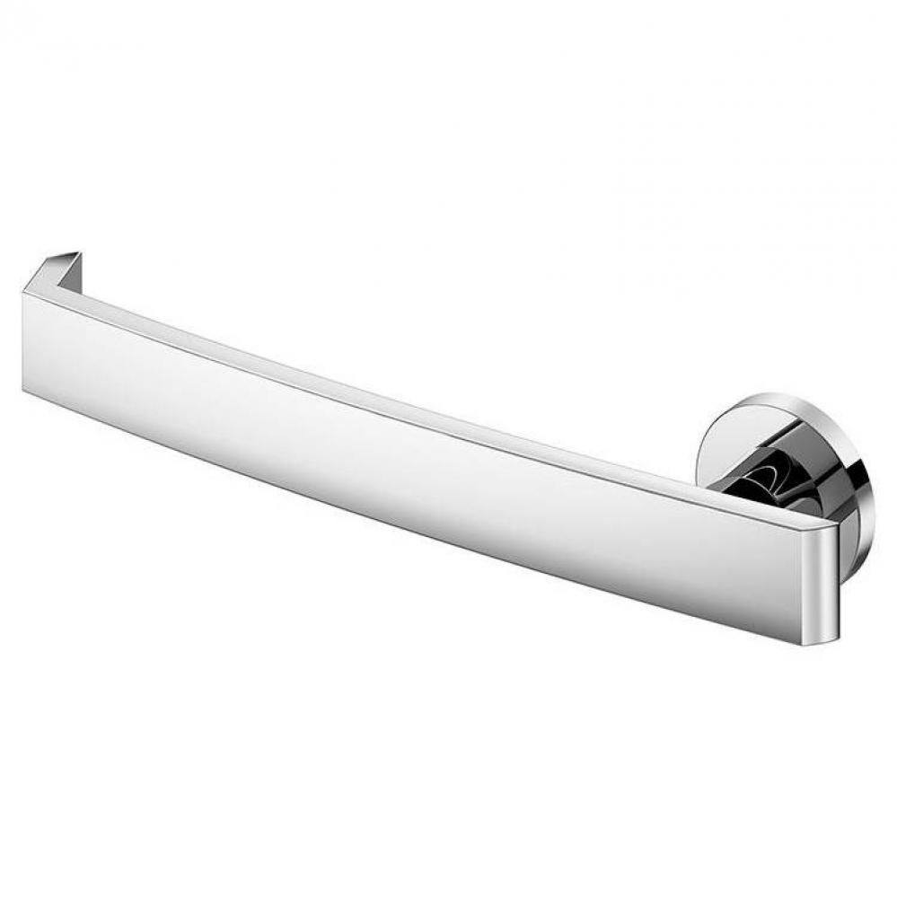 Naru Left Oriented Wall-Mounted Towel Bar in Polished Chrome