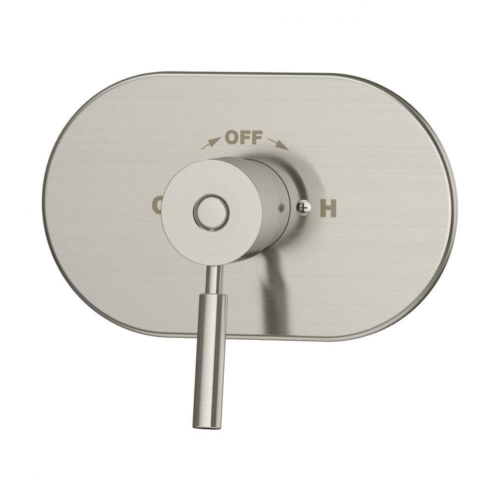 Sereno Shower Valve Trim in Satin Nickel (Valve Not Included)