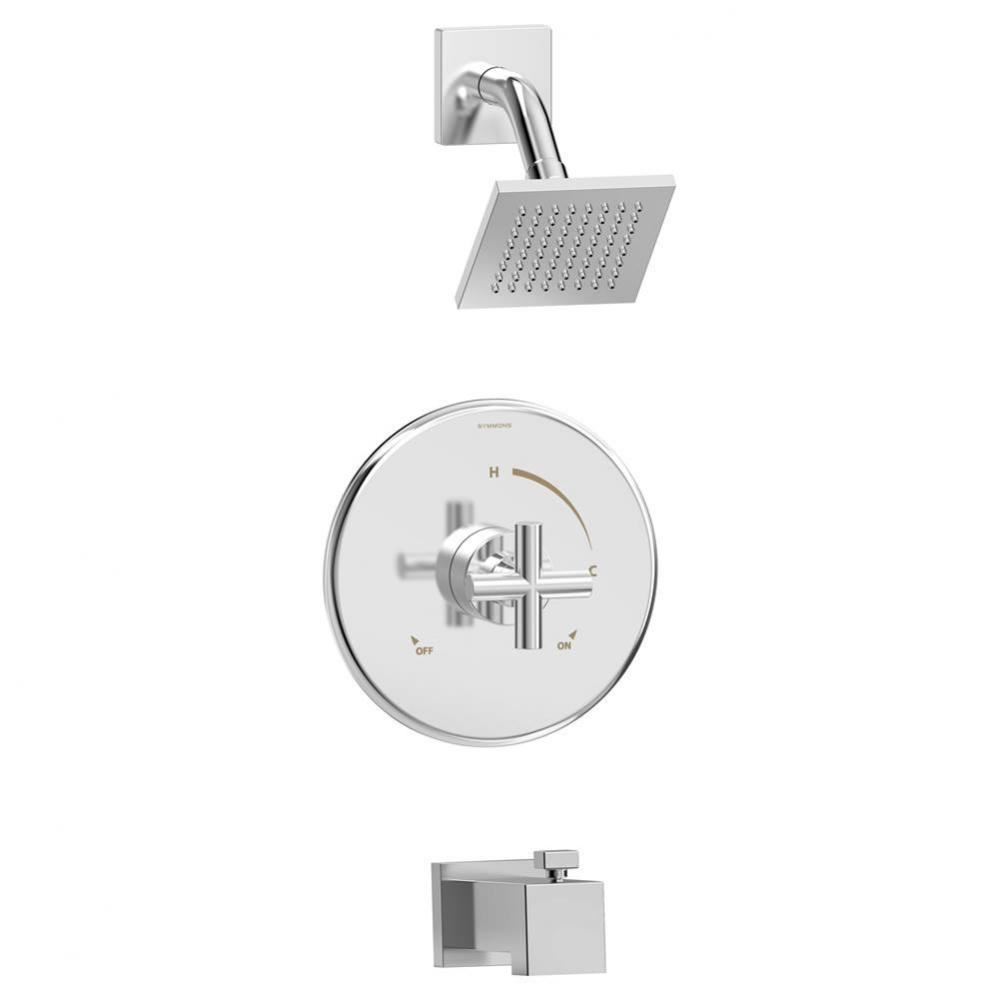 Dia Single-Handle 1-Spray Shower and Tub Trim in Polished Chrome - 1.5 GPM (Valve Not Included)