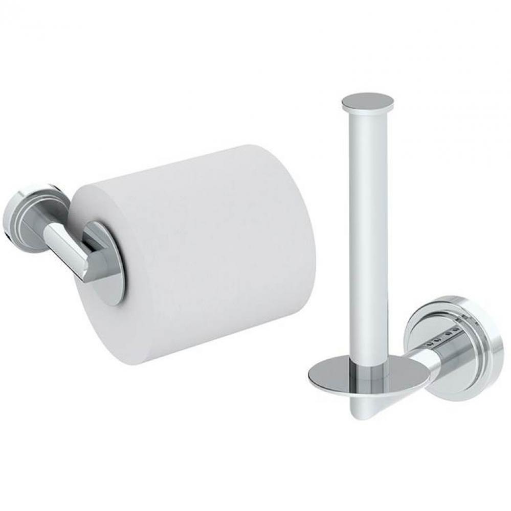 Dia Wall-Mounted Toilet Paper Holder in Polished Chrome