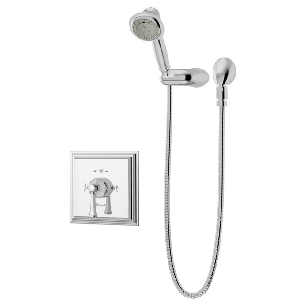 Canterbury Single Handle 3-Spray Hand Shower Trim in Polished Chrome - 1.5 GPM (Valve Not Included
