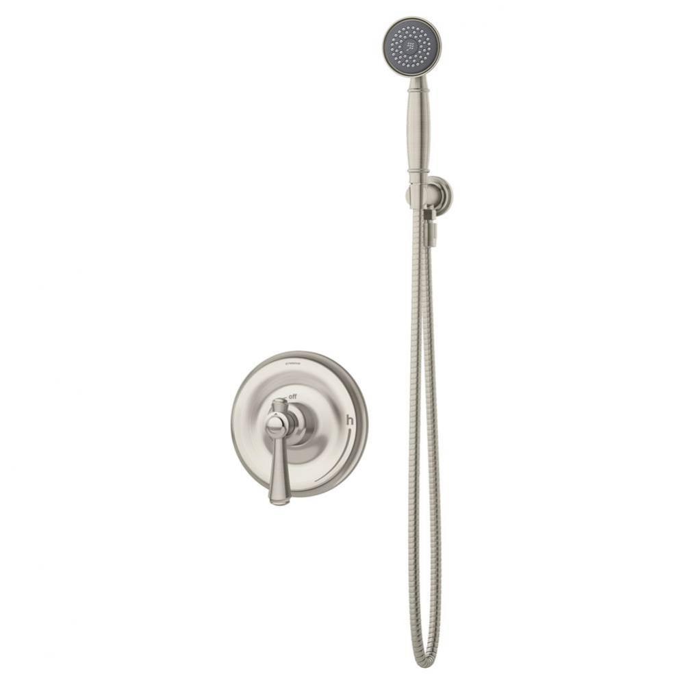 Degas Single Handle 1-Spray Hand Shower Trim in Satin Nickel - 1.5 GPM (Valve Not Included)