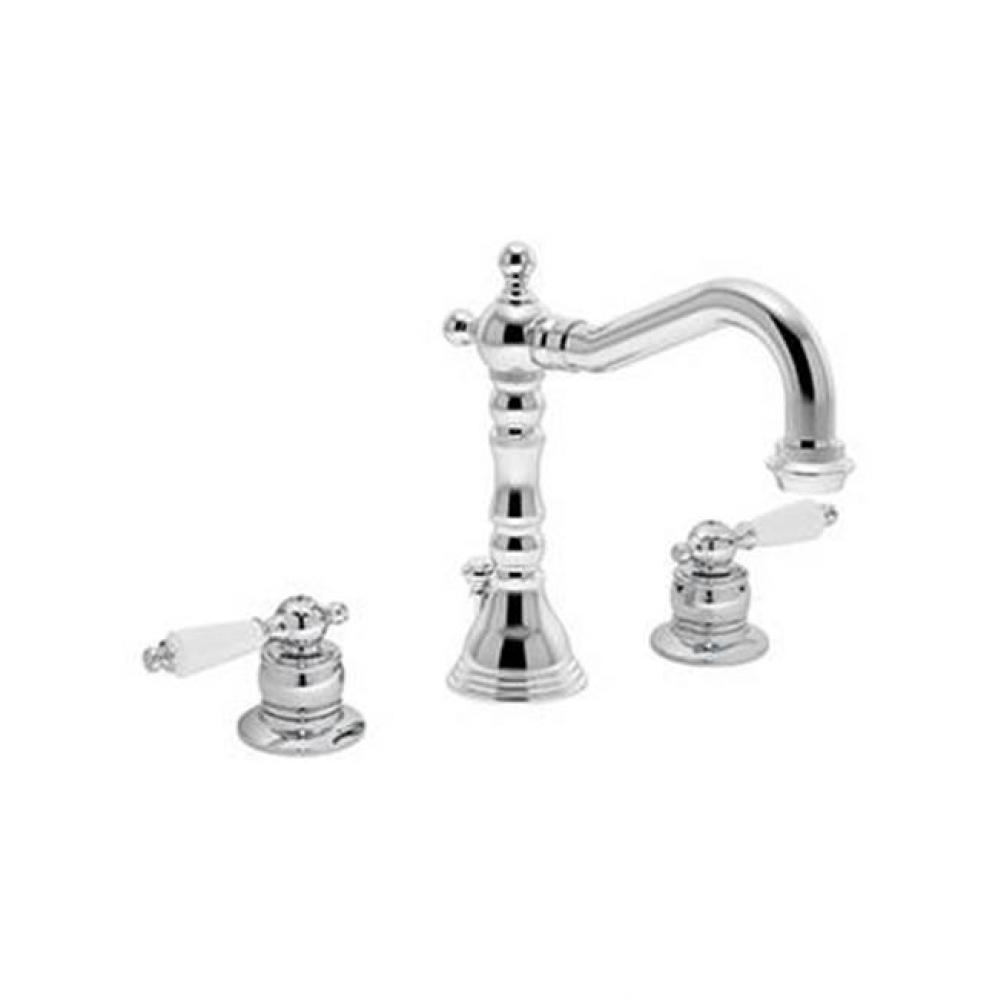 Carrington Widespread 2-Handle Bathroom Faucet with Drain Assembly in Polished Chrome (1.0 GPM)