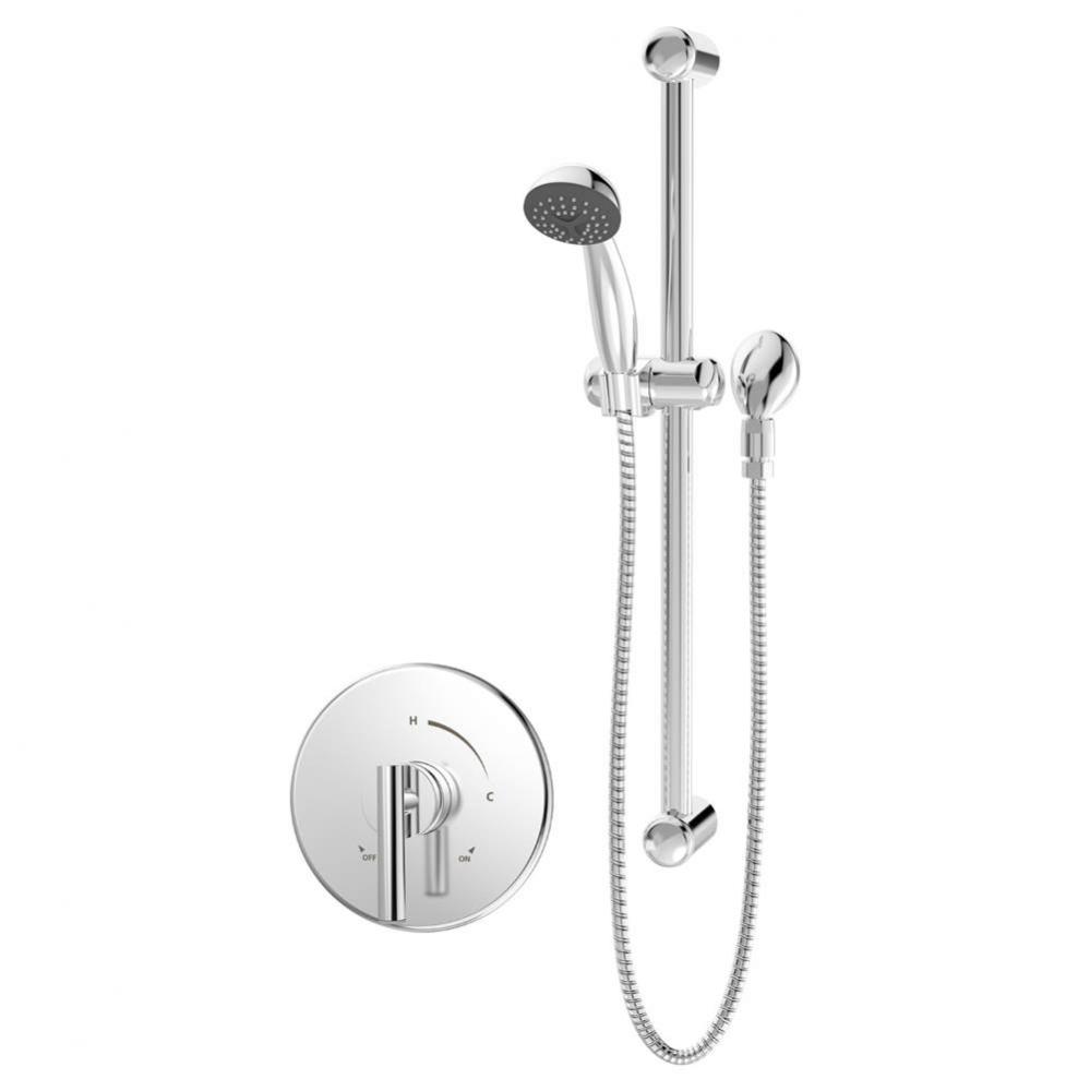 Dia Single Handle 1-Spray Hand Shower Trim in Polished Chrome - 1.5 GPM (Valve Not Included)
