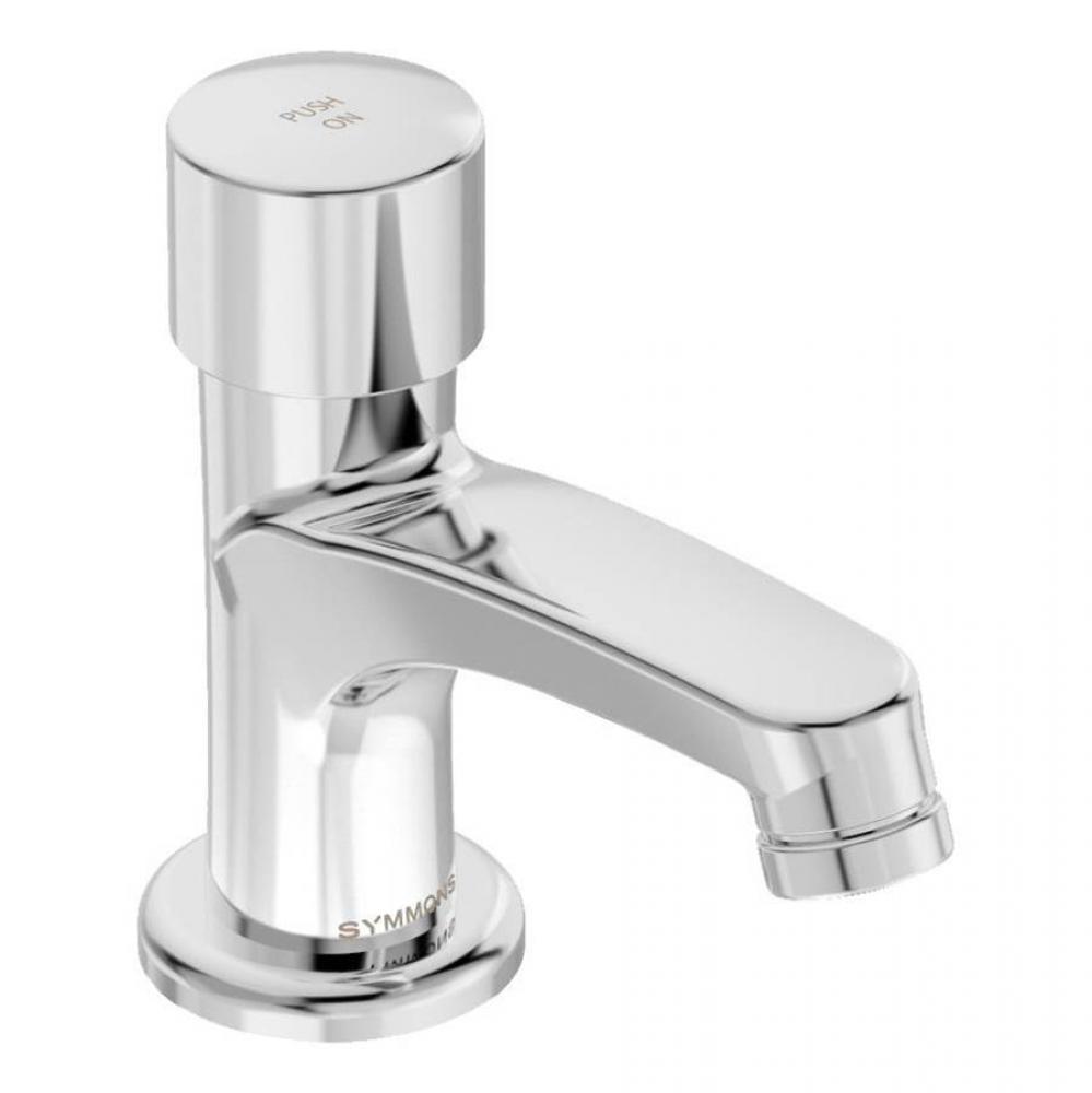 SCOT Metering Lavatory Faucet in Polished Chrome (0.5 GPM)