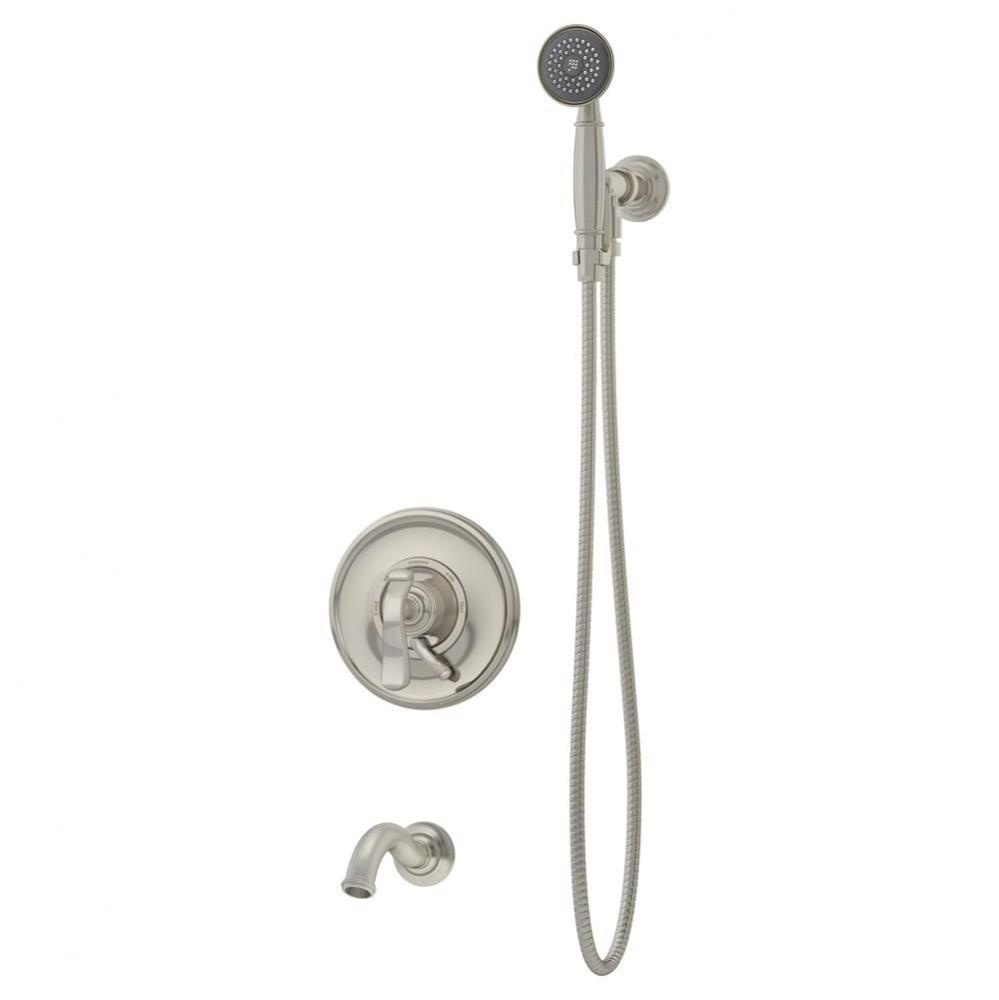 Winslet Single Handle 1-Spray Tub and Hand Shower Trim in Satin Nickel - 1.5 GPM (Valve Not Includ