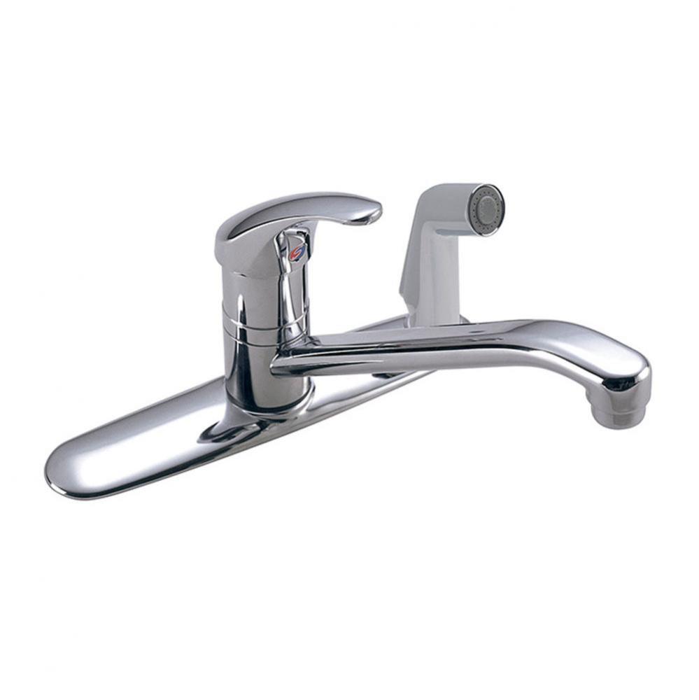 Origins Single-Handle Kitchen Faucet with Side Sprayer in Polished Chrome (2.2 GPM)