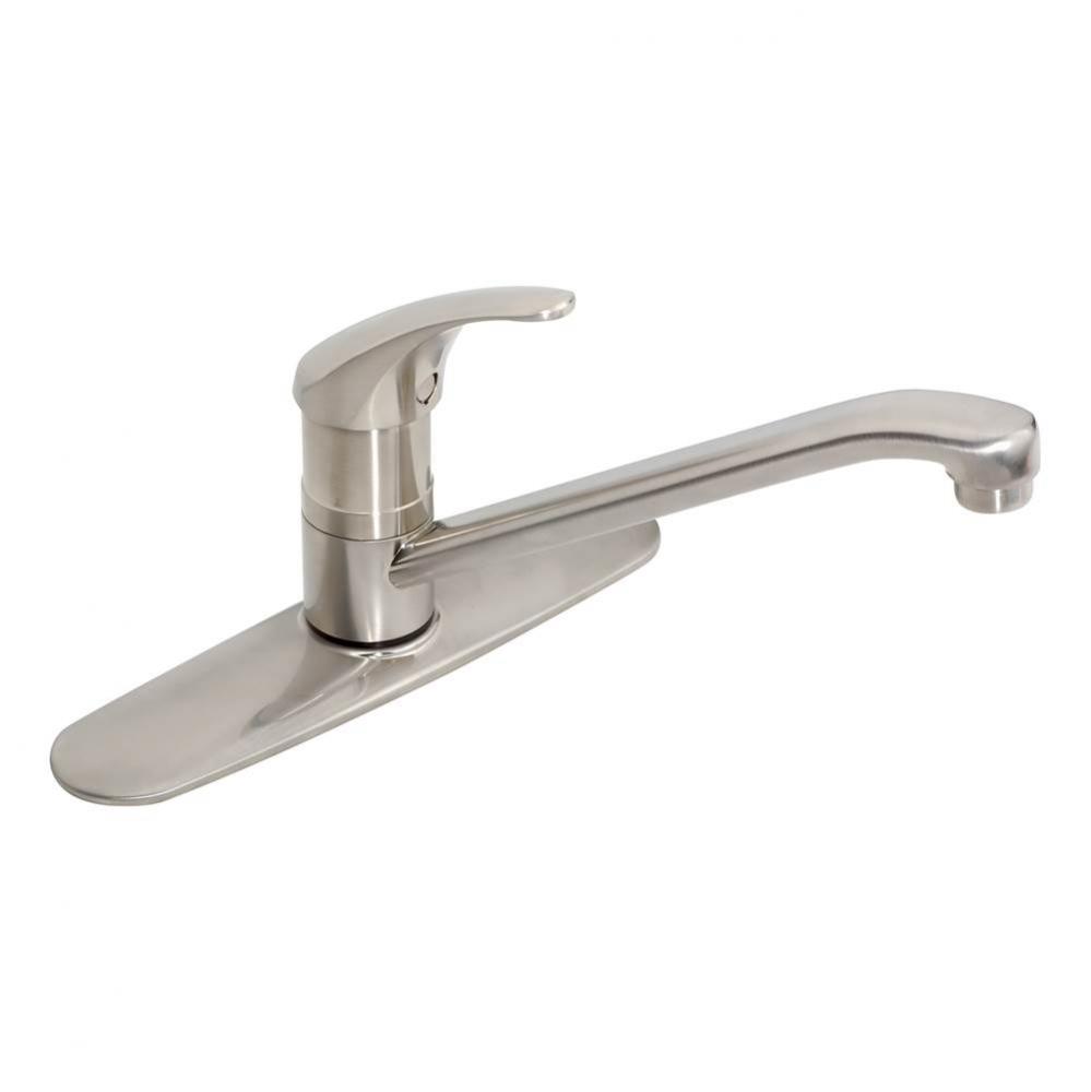 Origins Single-Handle Kitchen Faucet with Side Sprayer in Satin Nickel (1.5 GPM)