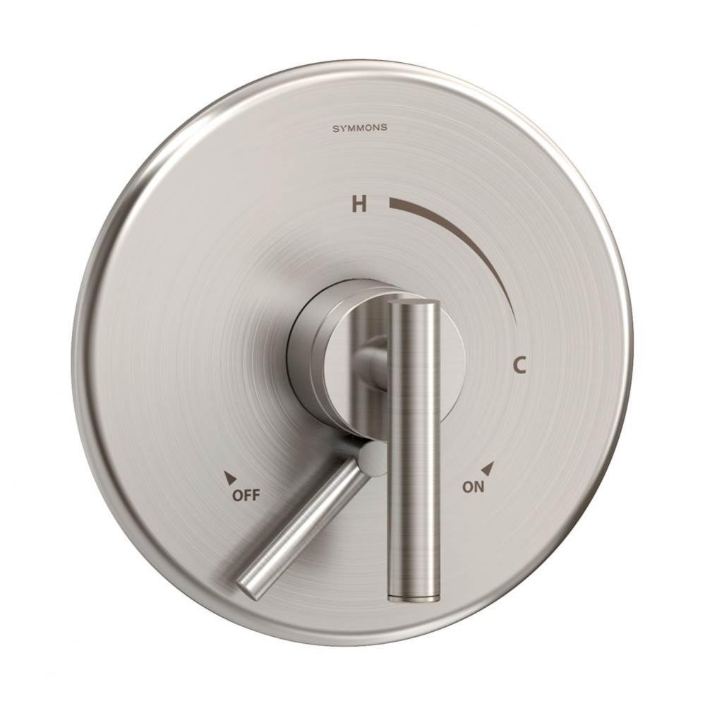 Dia Shower Valve Trim in Satin Nickel (Valve Not Included)