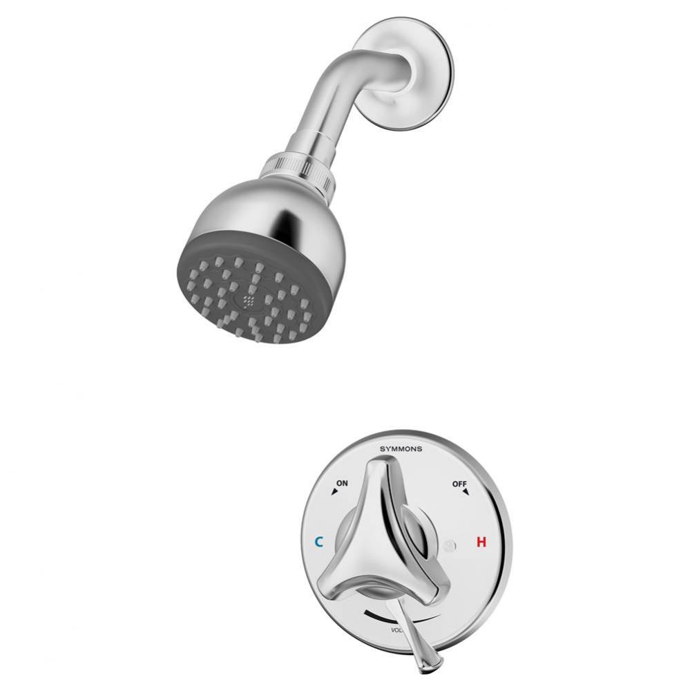 Origins Single Handle 1-Spray Shower Trim in Polished Chrome - 1.5 GPM (Valve Not Included)