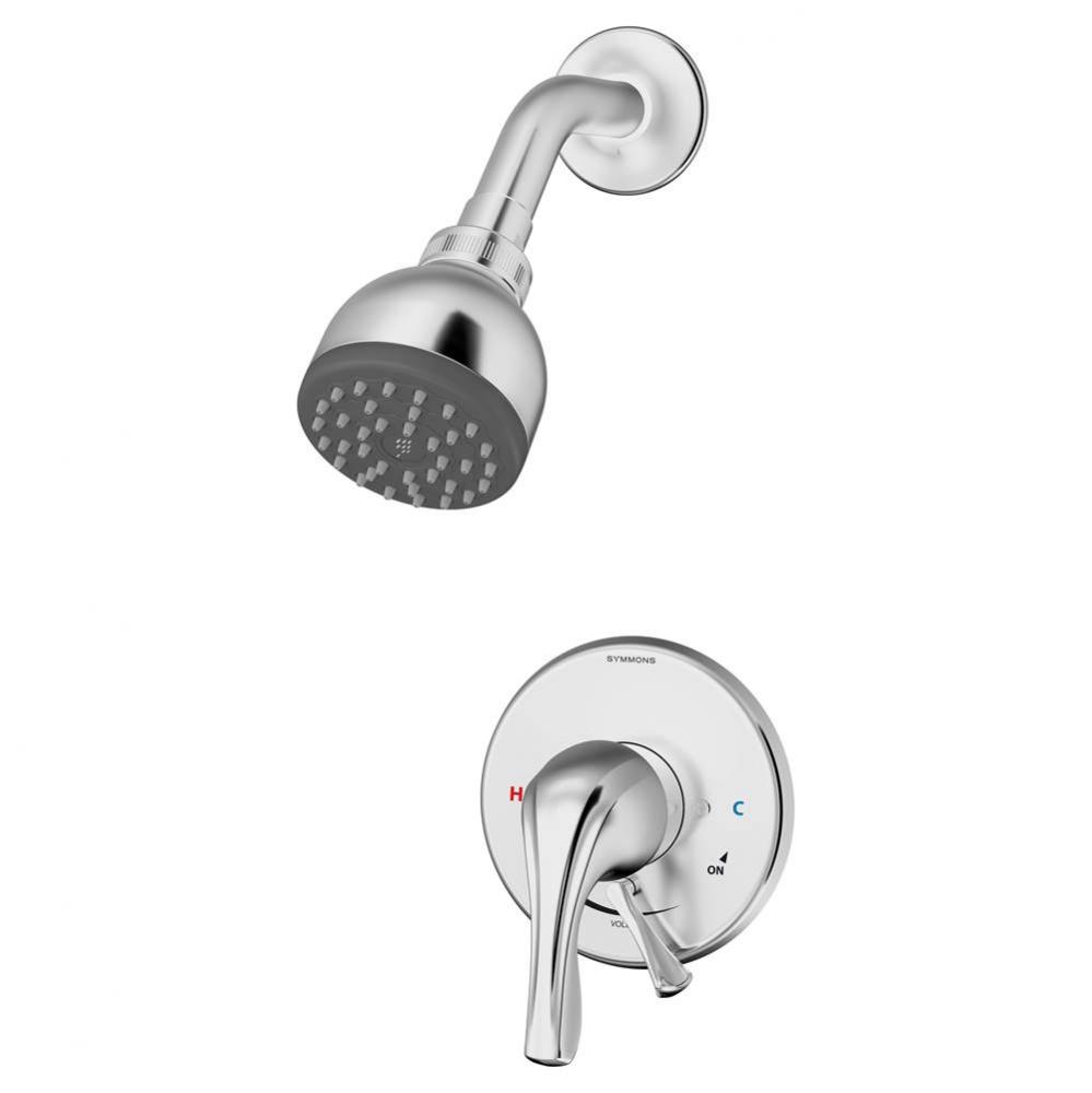 Origins Single Handle 1-Spray Shower Trim in Polished Chrome - 1.5 GPM (Valve Not Included)