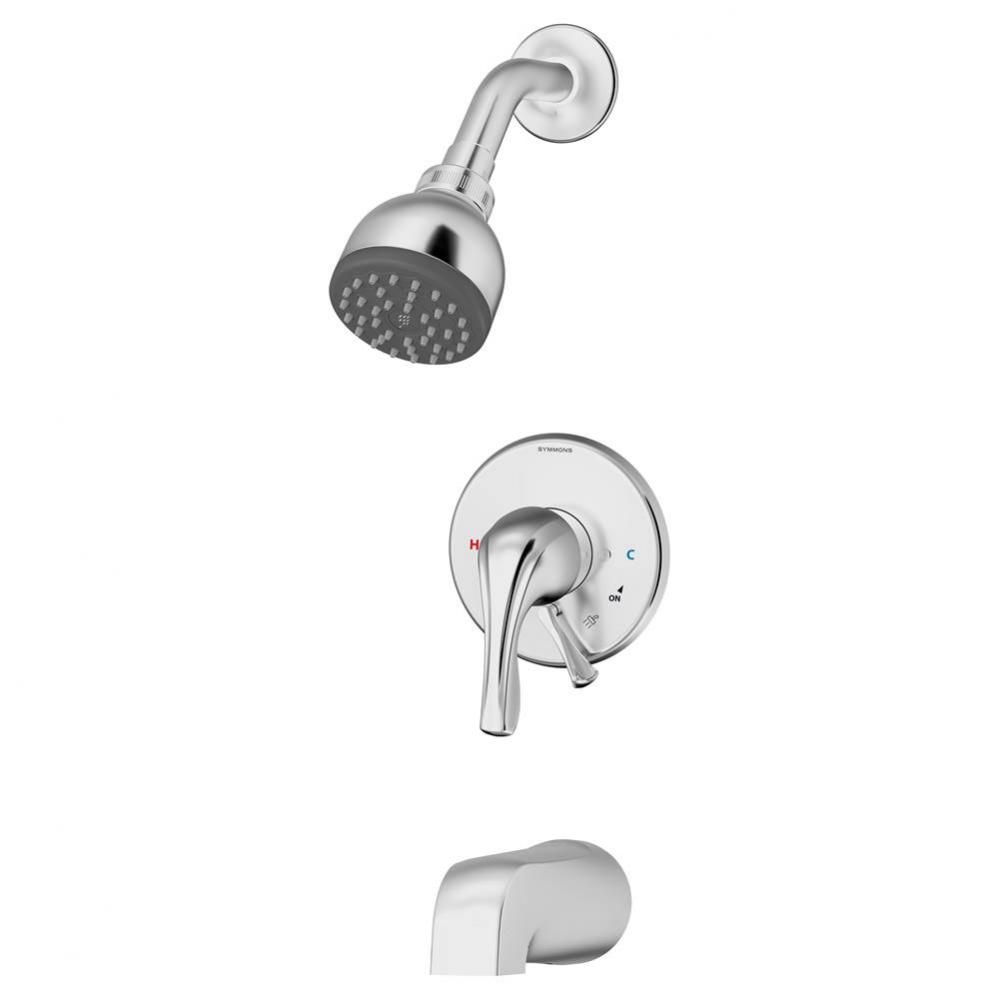 Origins Single Handle 1-Spray Tub and Shower Faucet Trim in Polished Chrome - 1.5 GPM (Valve Not I