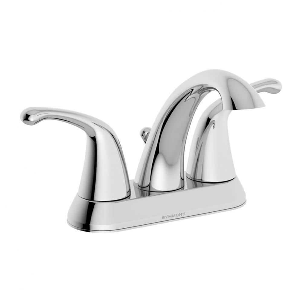 Unity 4 in. Centerset 2-Handle Bathroom Faucet with Drain Assembly in Polished Chrome (1.0 GPM)