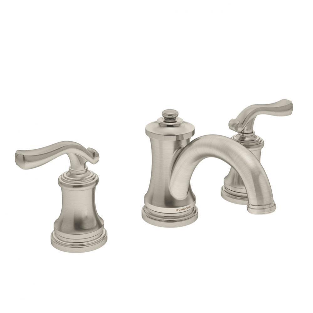 Winslet Widespread 2-Handle Bathroom Faucet with Drain Assembly in Satin Nickel (1.0 GPM)