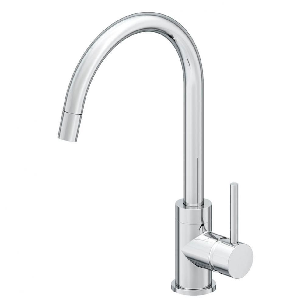 Dia Single-Handle Pull-Down Sprayer Kitchen Faucet in Polished Chrome (1.5 GPM)