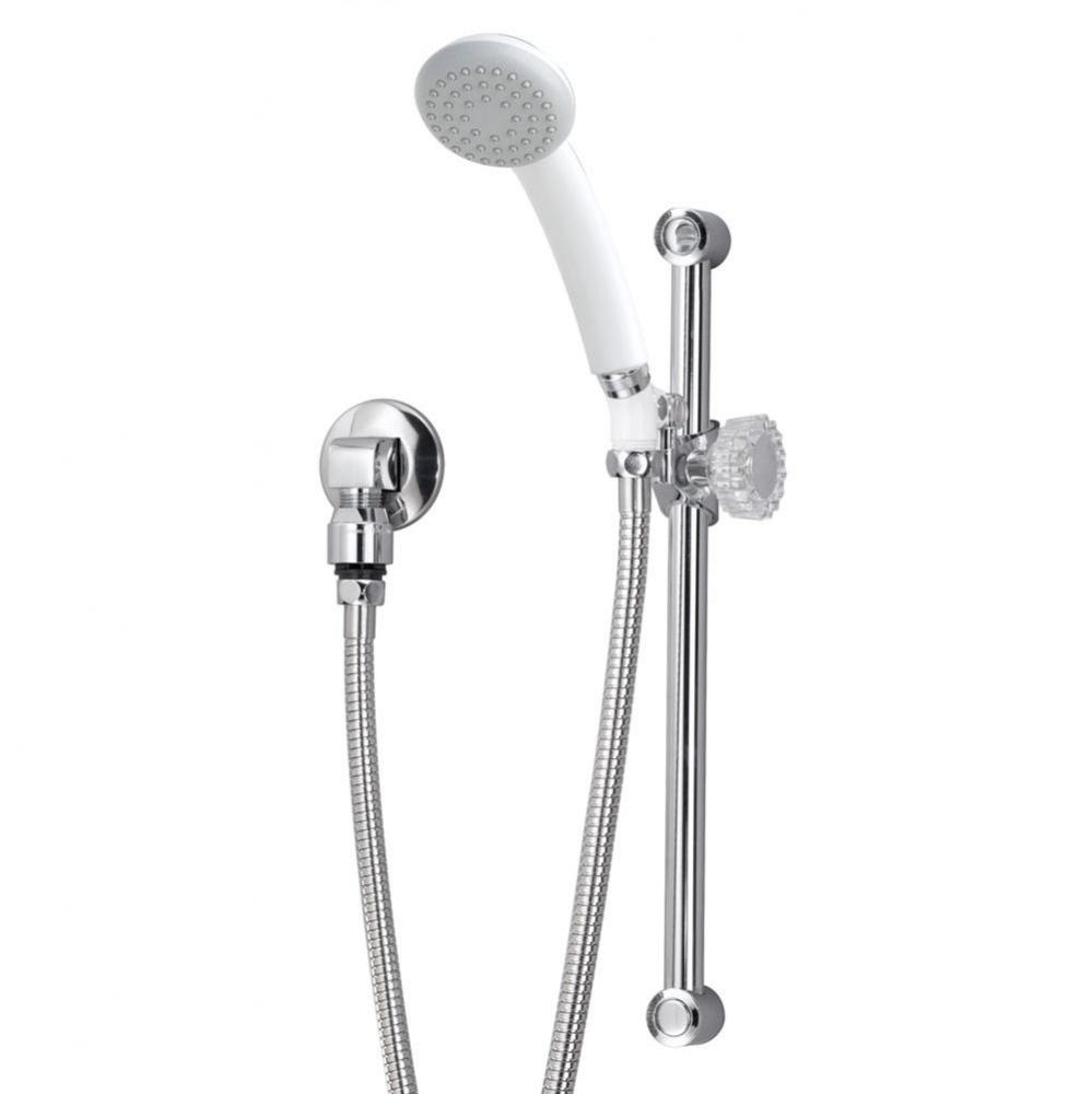 T-300 Wall/Hand Shower &amp; Slide Bar in Polished Chrome - 2.2 GPM