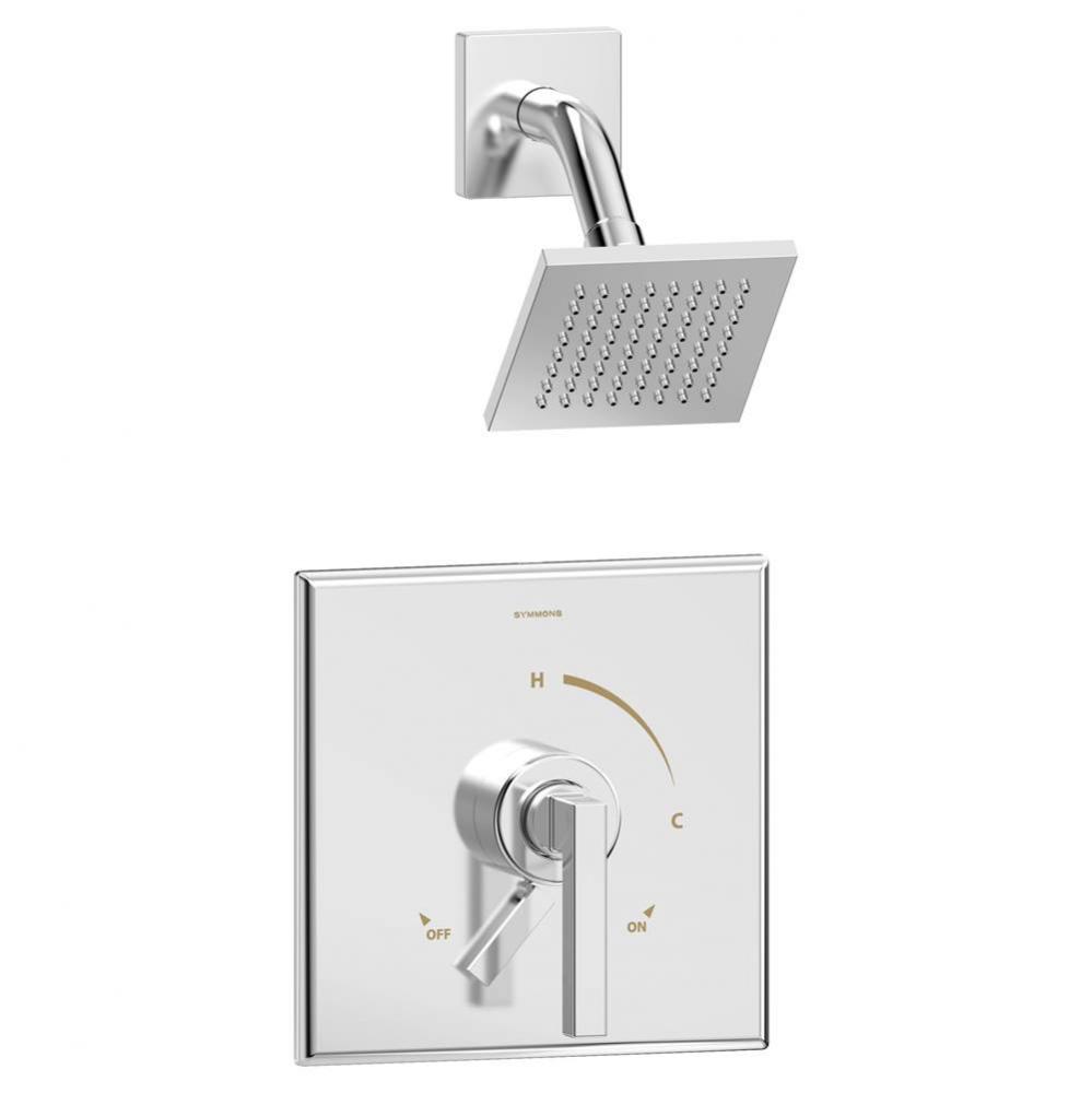 Duro Single Handle 1-Spray Shower Trim with Secondary Volume Control in Polished Chrome - 1.5 GPM