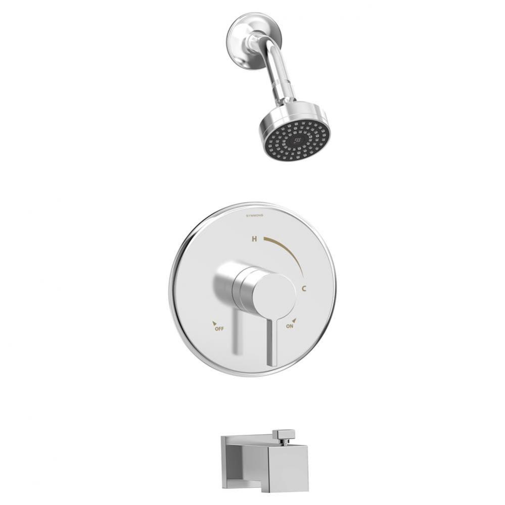 Dia Single-Handle 3-Spray Shower and Tub Trim in Polished Chrome - 1.5 GPM (Valve Not Included)