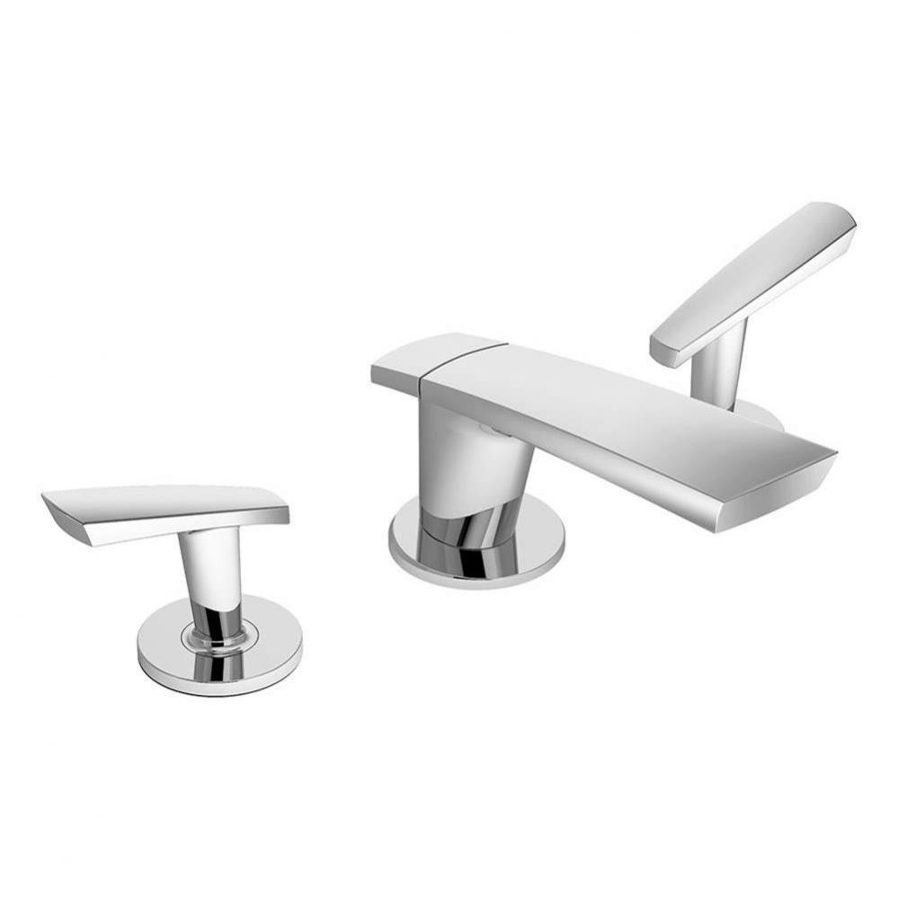Naru Widespread 2-Handle Bathroom Faucet in Polished Chrome (1.0 GPM)